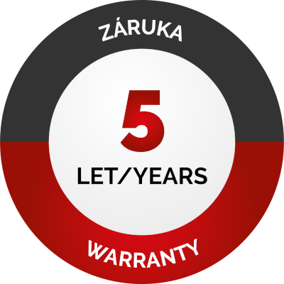 5 years warranty