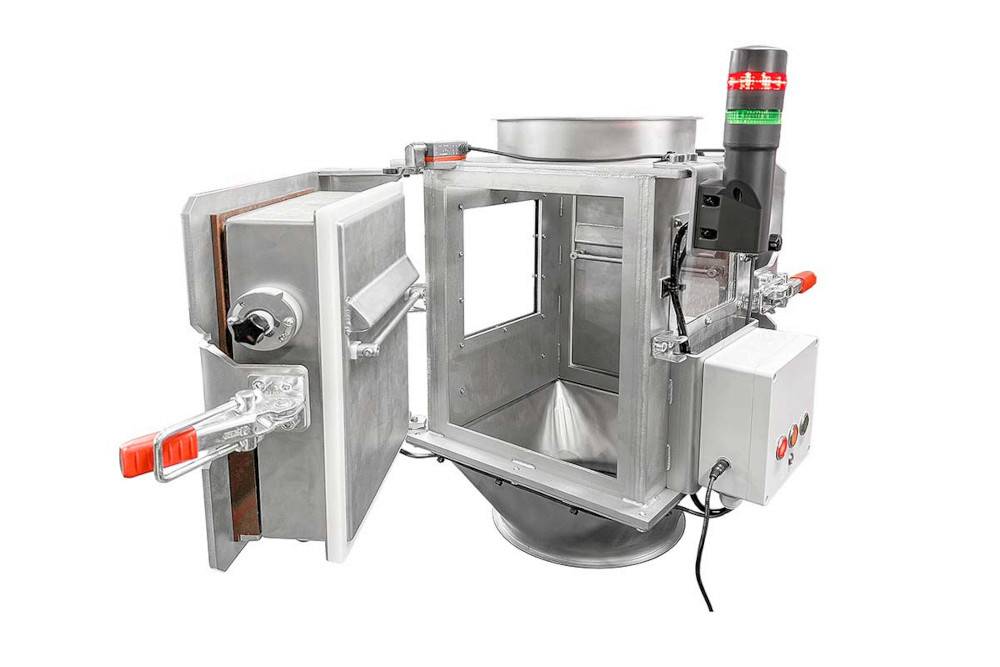 Plattenmagnetabscheider mit Füllstandsmeldung ML ALARM Plattenmagnetabscheider mit Füllstandsmeldung ML ALARM