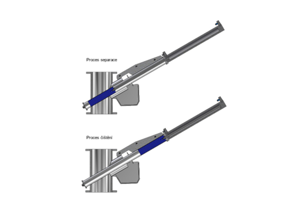 Installation des automatischen Magnetabscheiders MSS-AC WORM