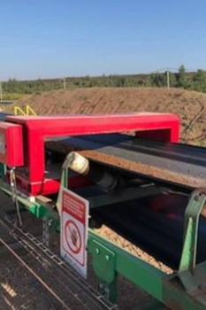 Tunneldetektor METRON 05 D – Schutz des Kalksteinbrechers