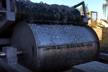 Magnettrommel MB – Nachreinigung der Eisenfraktion beim Metallrecycling