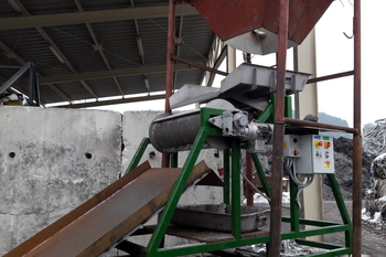 Magnettrommel MB – Nachreinigung der Eisenfraktion beim Metallrecycling