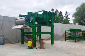 Magnettrommel MB – Nachreinigung der Eisenfraktion beim Metallrecycling
