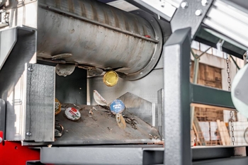 Gekapselte Magnettrommel MBZ 304 N 800 – Metallabscheidung aus Ersatzbrennstoff EBS