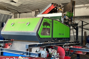 Eddy current separator ECS-E 2000 BULL – Metallabscheidung aus Ersatzbrennstoff EBS
