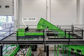 Metallabscheidung an einer Sortieranlage für Siedlungsabfall
