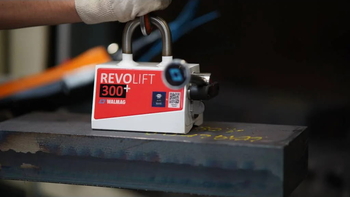 Lastmagnet bei der Handhabung von Lasten