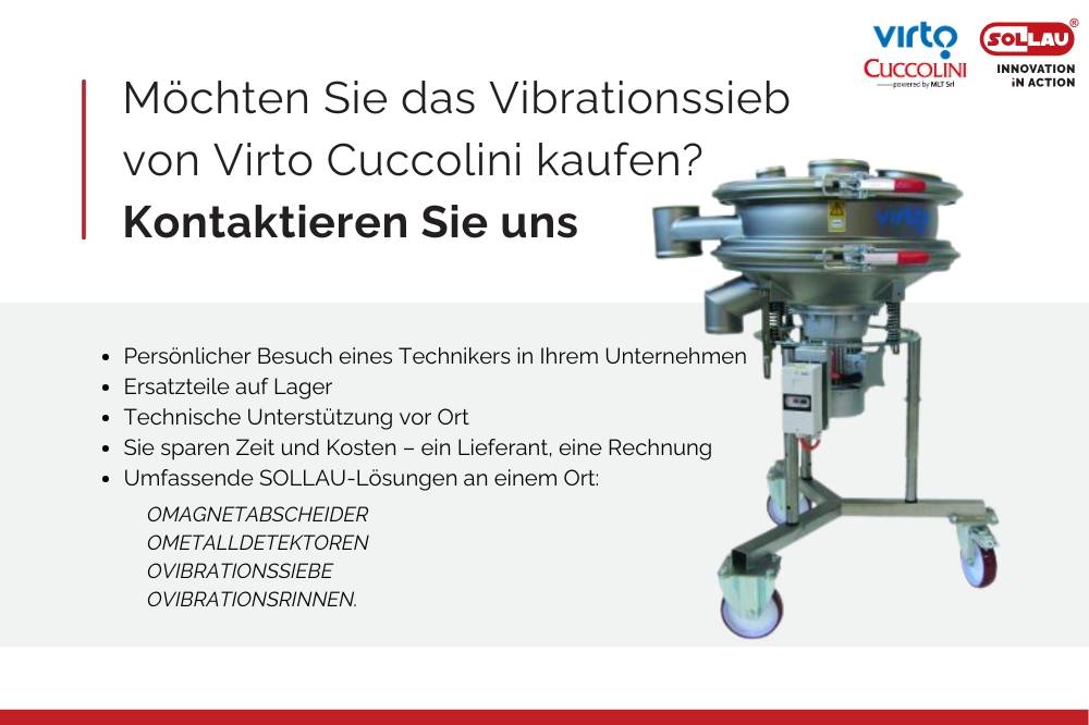 Vibrationssieb Virto Cuccolini-