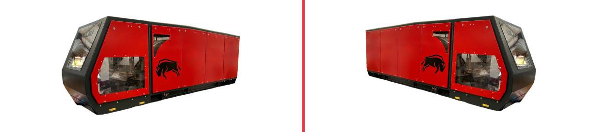 Wirbelstromabscheider mit exzentrisch gelagertem Rotor ECS-E BUFFALO