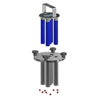 Der magnetische Kern wird aus dem Edelstahl-Schutzmantel herausgenommen (die Metalle fallen ab)