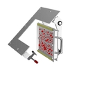 Reinigung des Plattenmagneten mit ausziehbarem Reinigungsblech MS-MC-S