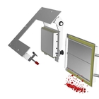 Reinigung des Plattenmagneten mit ausziehbarem Reinigungsblech MS-MC-S